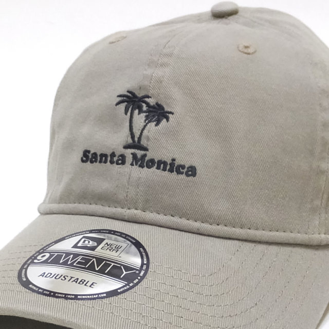 NEW ERA ニューエラ カーブバイザーキャップ 9TWENTY クロスストラップ サンタモニカ ビーチ ペブル×ブラック (11785647)