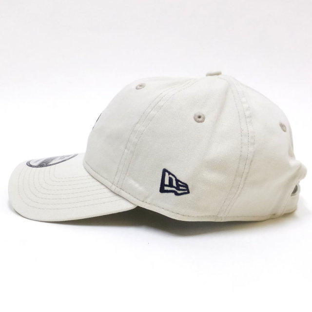NEW ERA ニューエラ カーブバイザーキャップ 9TWENTY クロスストラップ カリフォルニア グリズリー シルエット アイボリー×ミッドナイトネイビー (11785650)