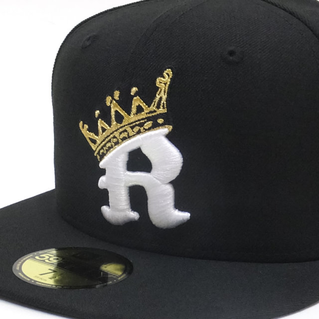 NEW ERA ニューエラ フラットバイザーキャップ 59FIFTY Rクラウン ブラック×ホワイト/ゴールド JAMAICA (11785657)