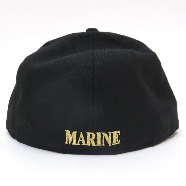 NEW ERA ニューエラ フラットバイザーキャップ 59FIFTY コラボ ONE PIECE ワンピース 手配書 ブラック×ゴールド (11785659)