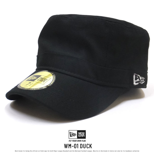 NEW ERA ニューエラ ワークキャップ WM-01 ダックブラック×グレーカモフラッグ 11838596