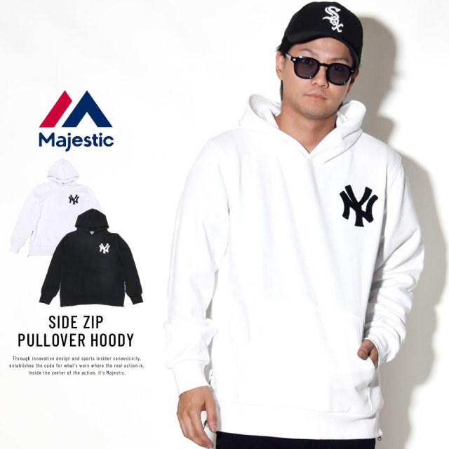 MAJESTIC マジェスティック プルオーバーパーカー SIDE ZIP PULLOVER HOODY MM06-NY-8F13