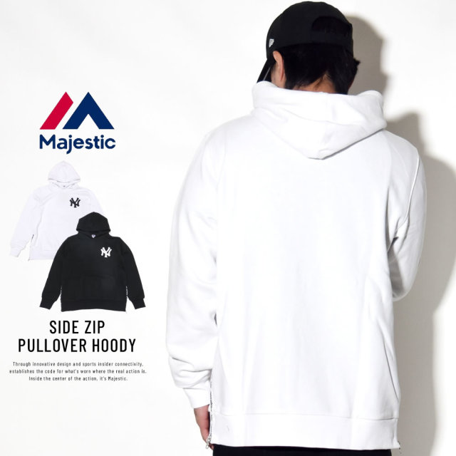 MAJESTIC マジェスティック プルオーバーパーカー SIDE ZIP PULLOVER HOODY MM06-NY-8F13
