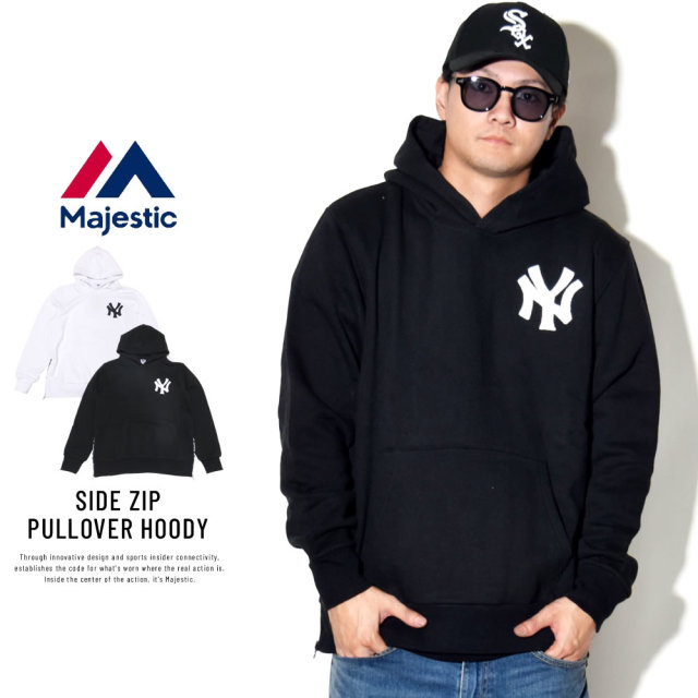 MAJESTIC マジェスティック プルオーバーパーカー SIDE ZIP PULLOVER HOODY MM06-NY-8F13