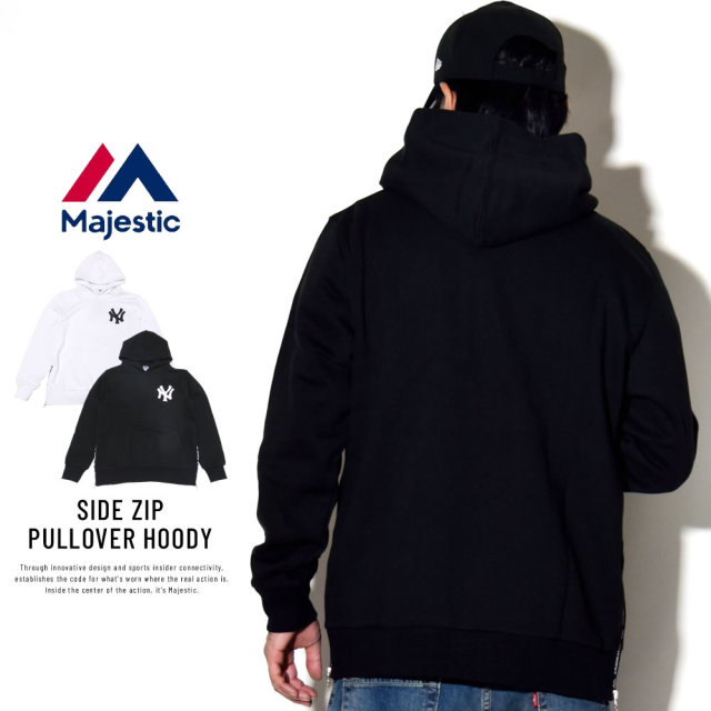 MAJESTIC マジェスティック プルオーバーパーカー SIDE ZIP PULLOVER HOODY MM06-NY-8F13