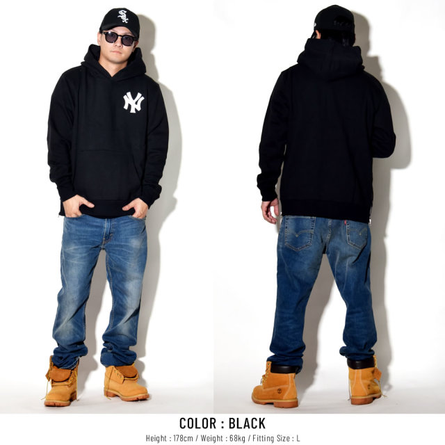 MAJESTIC マジェスティック プルオーバーパーカー SIDE ZIP PULLOVER HOODY MM06-NY-8F13