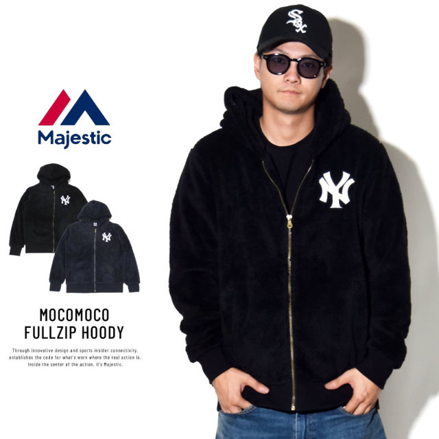MAJESTIC マジェスティック ジップパーカー MOCOMOCO FULLZIP HOODY MM06-NY-8F14