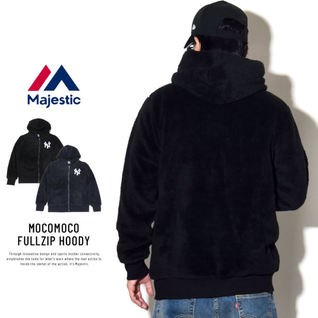 MAJESTIC マジェスティック ジップパーカー MOCOMOCO FULLZIP HOODY MM06-NY-8F14