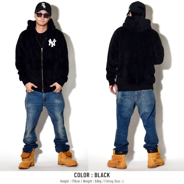MAJESTIC マジェスティック ジップパーカー MOCOMOCO FULLZIP HOODY MM06-NY-8F14