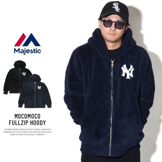 MAJESTIC マジェスティック ジップパーカー MOCOMOCO FULLZIP HOODY MM06-NY-8F14
