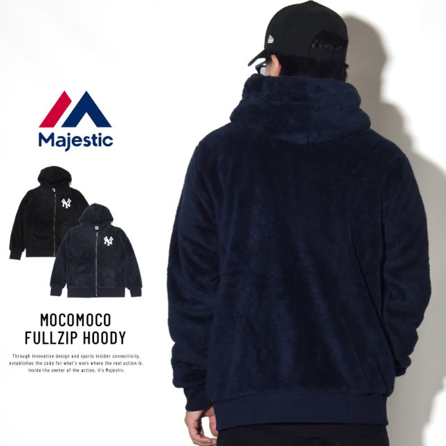 MAJESTIC マジェスティック ジップパーカー MOCOMOCO FULLZIP HOODY MM06-NY-8F14