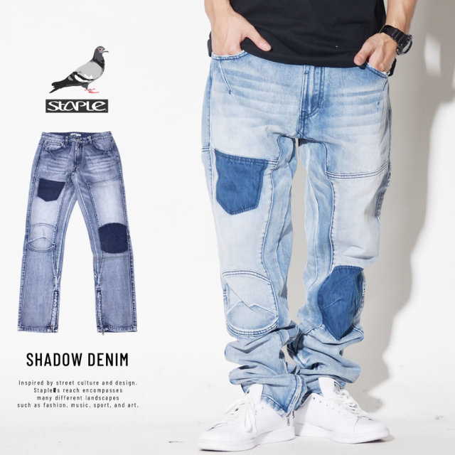 STAPLE ステイプル デニムパンツ SHADOW DENIM 1808D5006