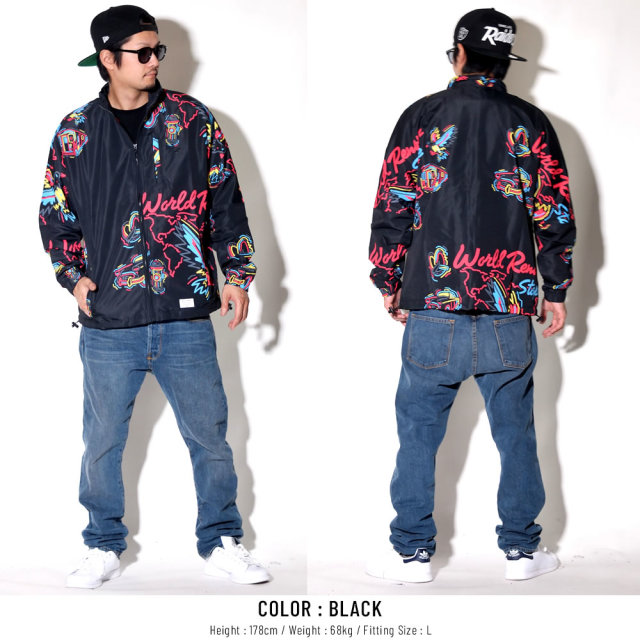 STAPLE ステイプル ウィンドブレーカー ELECTRIC PIGEON NYLON JACKET 1808O4894