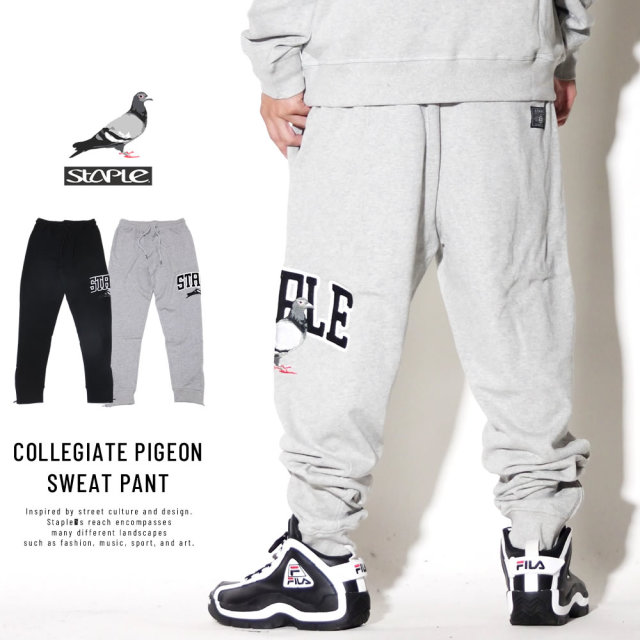 STAPLE ステイプル スウェットパンツ COLLEGIATE PIGEON SWEAT PANT 1809B4973