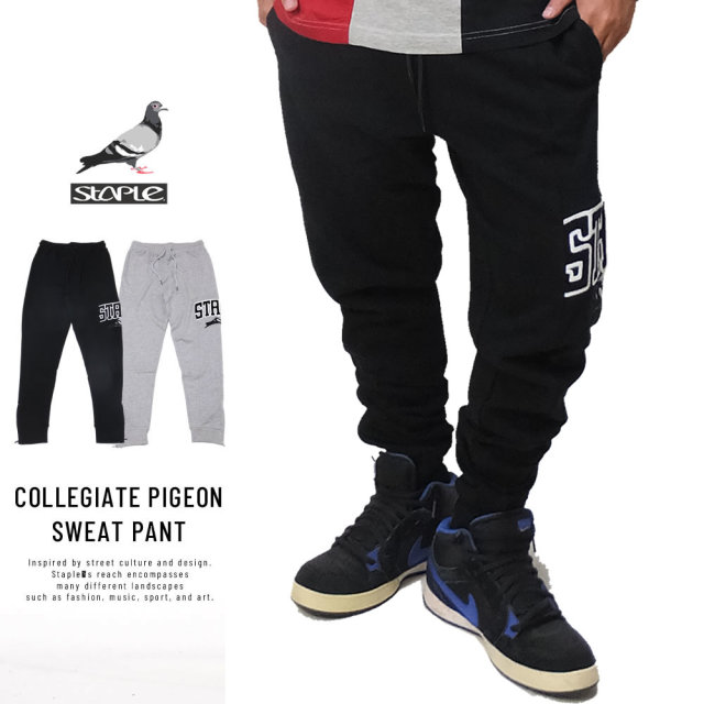 STAPLE ステイプル スウェットパンツ COLLEGIATE PIGEON SWEAT PANT 1809B4973