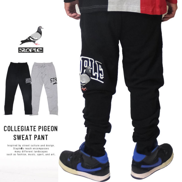 STAPLE ステイプル スウェットパンツ COLLEGIATE PIGEON SWEAT PANT 1809B4973