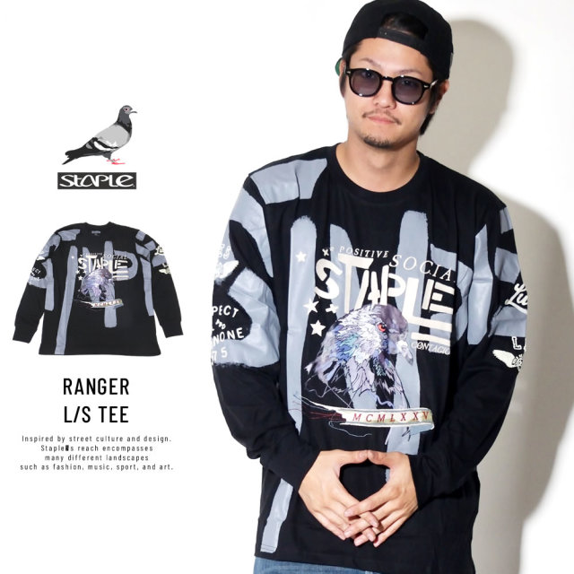STAPLE ステイプル 長袖Tシャツ RANGER L/S TEE 1809C4988