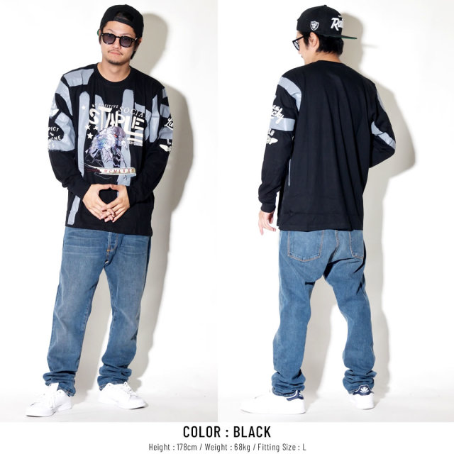 STAPLE ステイプル 長袖Tシャツ RANGER L/S TEE 1809C4988