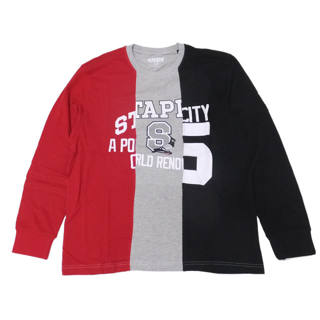 STAPLE ステイプル 長袖Tシャツ SPRIT VARSITY L/S TEE 1809C4989