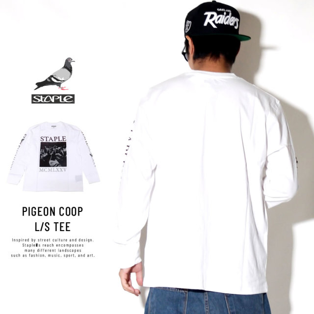 STAPLE ステイプル 長袖Tシャツ PIGEON COOP L/S TEE 1809C4992