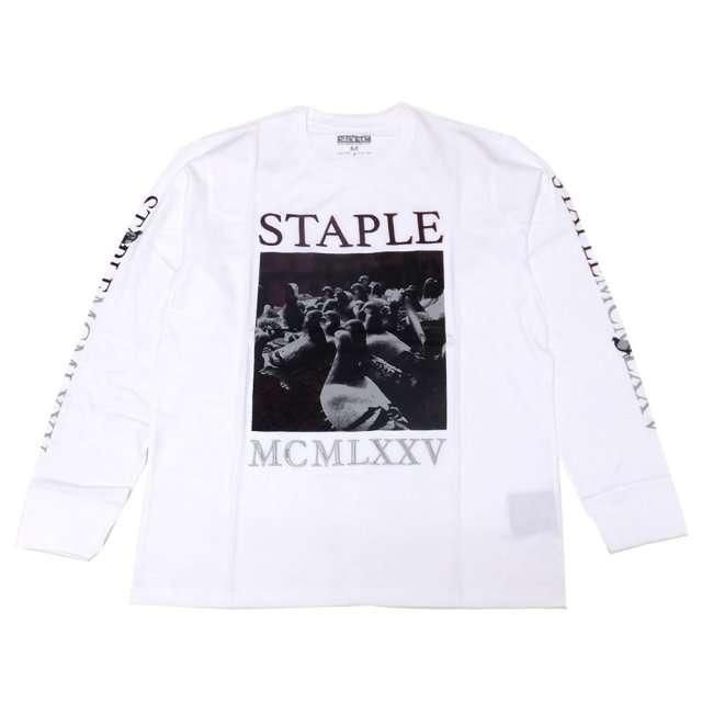 STAPLE ステイプル 長袖Tシャツ PIGEON COOP L/S TEE 1809C4992