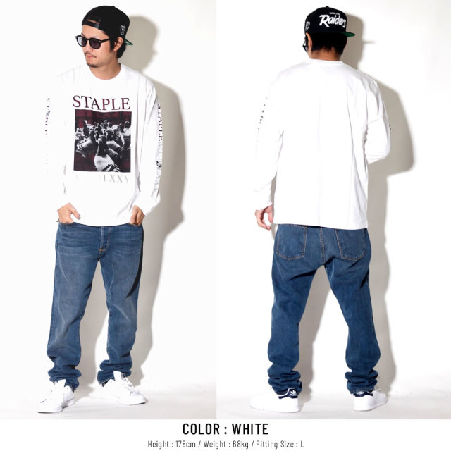STAPLE ステイプル 長袖Tシャツ PIGEON COOP L/S TEE 1809C4992