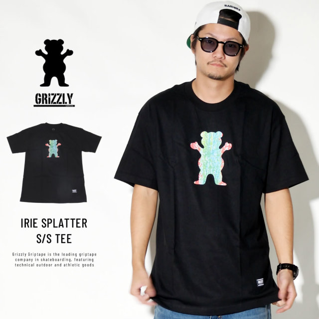 Grizzly Griptape 半袖Tシャツ IRIE SPLATTER S/S TEE GMC1801P01