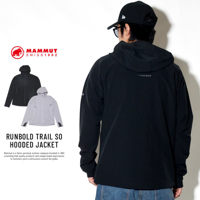 MAMMUT マムート ウインドブレーカー RUNBOLD TRAIL SO HOODED JACKET 1011-23001