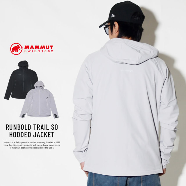 MAMMUT マムート ウインドブレーカー RUNBOLD TRAIL SO HOODED JACKET 1011-23001