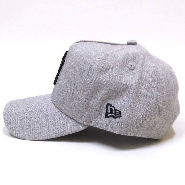 NEW ERA ニューエラ カーブバイザーキャップ 9FORTY A-FRAME ヘザー ニューヨーク・ヤンキース グレー×ブラック 11781456