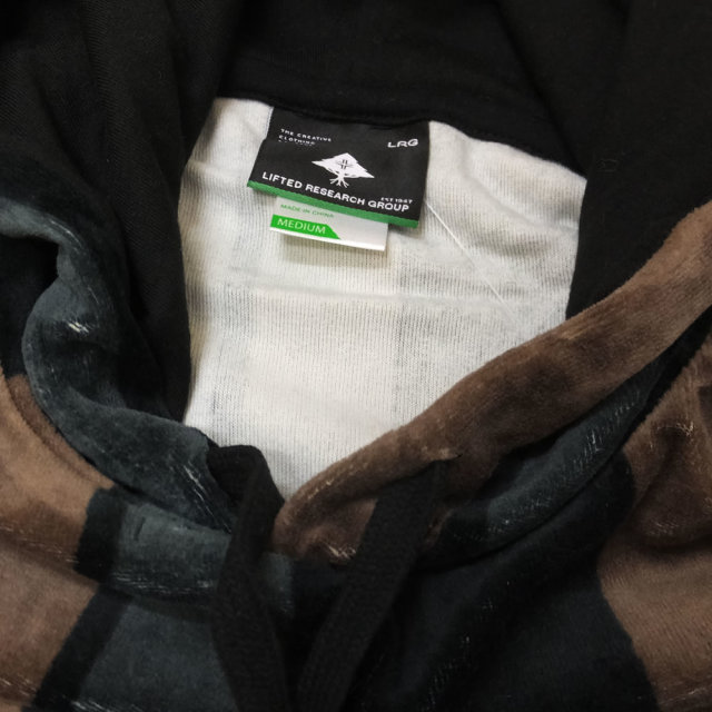 LRG エルアールジー プルオーバーパーカー COZY BOY VELOUR HOODIE J183017