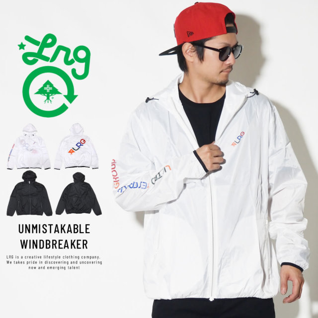 LRG エルアールジー ウインドブレーカー UNMISTAKABLE WINDBREAKER J184016