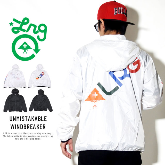 LRG エルアールジー ウインドブレーカー UNMISTAKABLE WINDBREAKER J184016