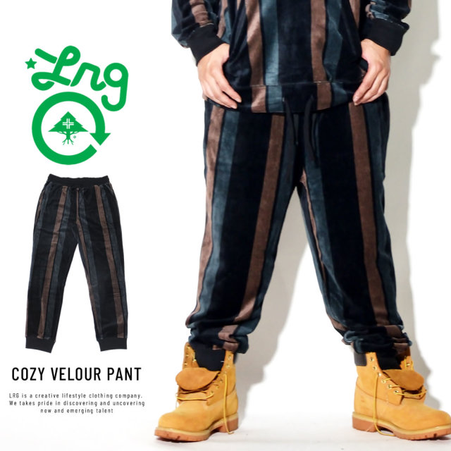 LRG エルアールジー ベロアパンツ COZY VELOUR PANT J185034