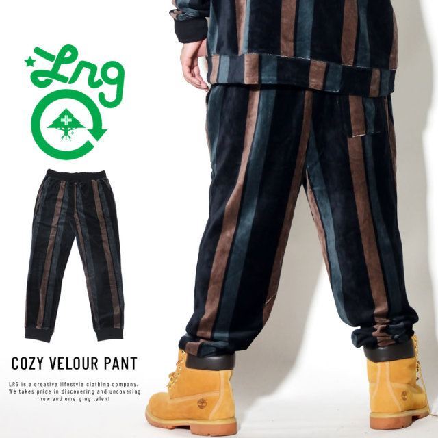 LRG エルアールジー ベロアパンツ COZY VELOUR PANT J185034