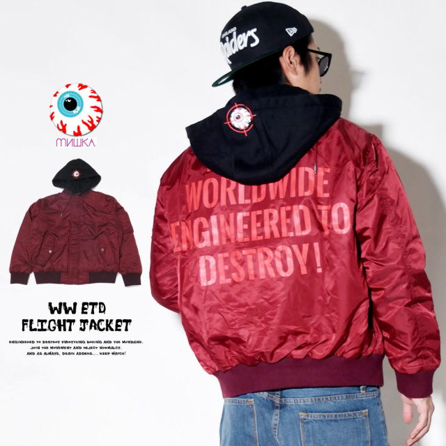 MISHKA ミシカ ミリタリージャケット WW ETD FLIGHT JACKET MAW180650