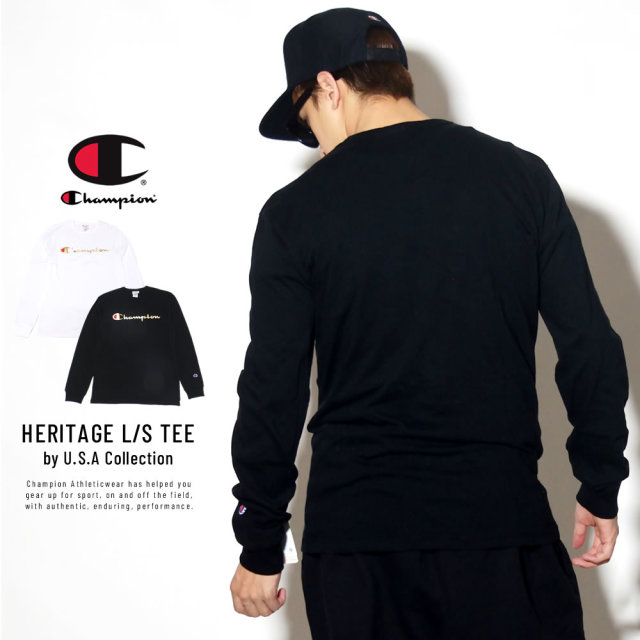CHAMPION チャンピオン 長袖Tシャツ HERITAGE LONG SLEEVE TEE T3822-549864