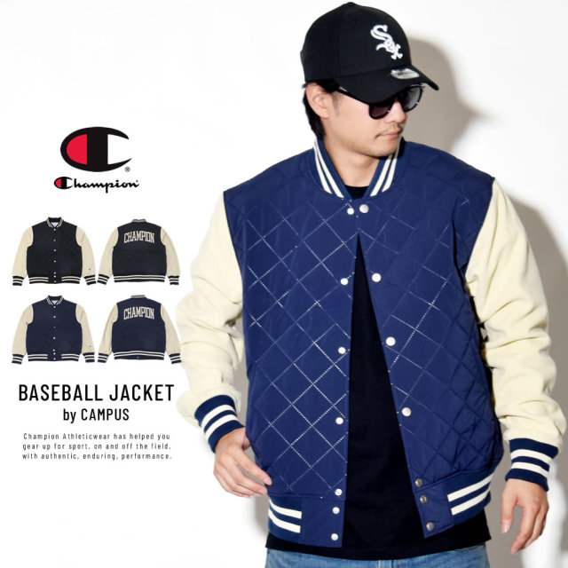 CHAMPION チャンピオン スタジアムジャケット CAMPUS BASEBALL JACKET C3-N604