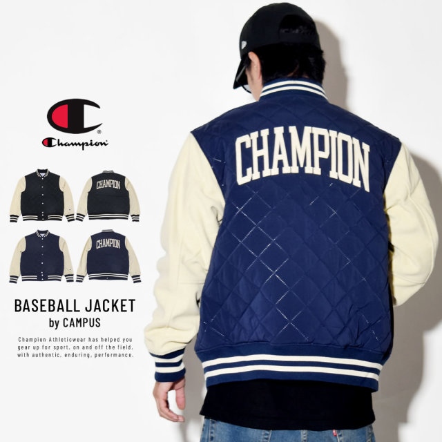 CHAMPION チャンピオン スタジアムジャケット CAMPUS BASEBALL JACKET C3-N604