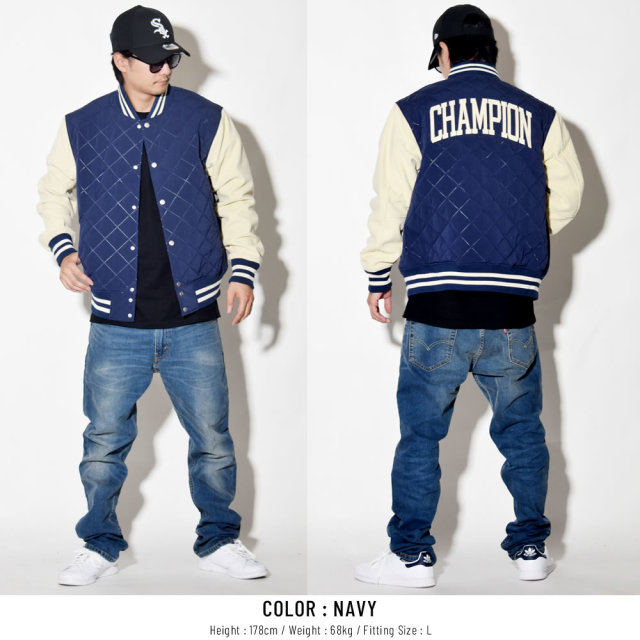 CHAMPION チャンピオン スタジアムジャケット CAMPUS BASEBALL JACKET C3-N604
