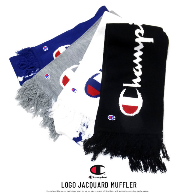 CHAMPION チャンピオン マフラー LOGO JACQUARD MUFFLER 766-0018