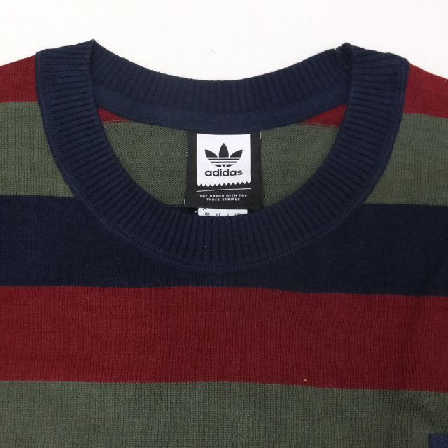 adidas Skateboarding アディダス スケートボーディング セーター SWEATER STRIPES DH6661