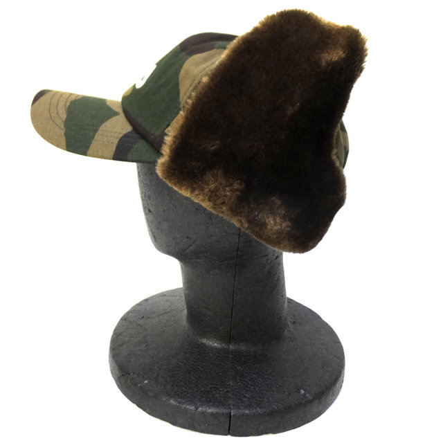 FILA フィラ フラットバイザーキャップ FLS LOGO LINE EARFLAP CAP 188113801