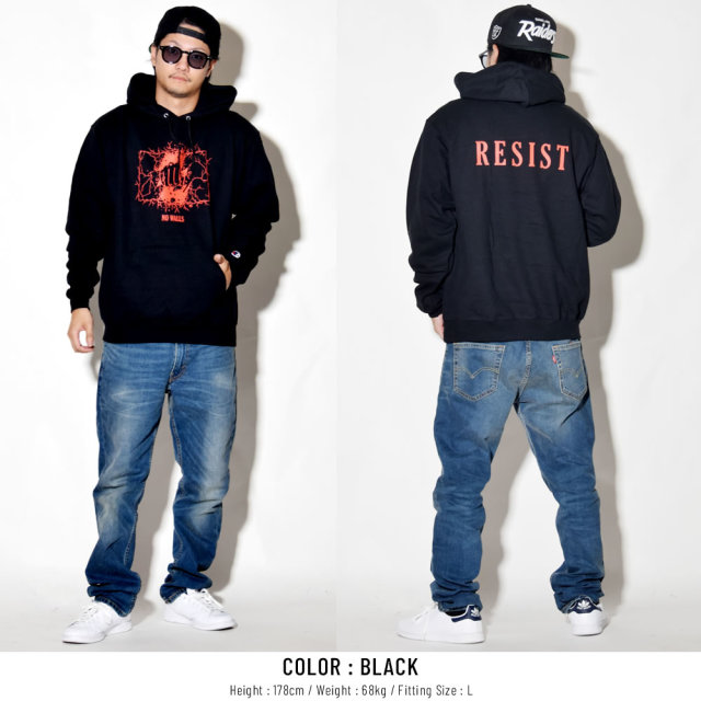 THE HUNDREDS ザ・ハンドレッツ プルオーバーパーカー NO WALL PULLOVER T18W102057