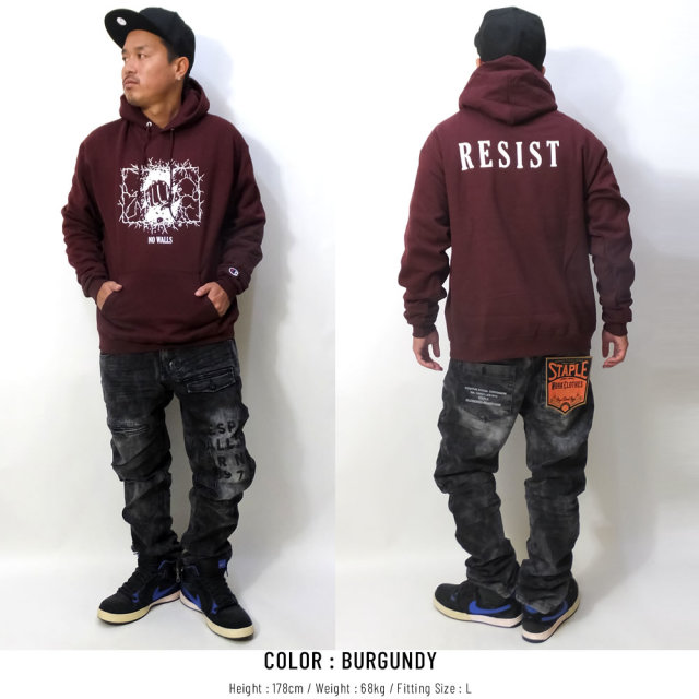 THE HUNDREDS ザ・ハンドレッツ プルオーバーパーカー NO WALL PULLOVER T18W102057