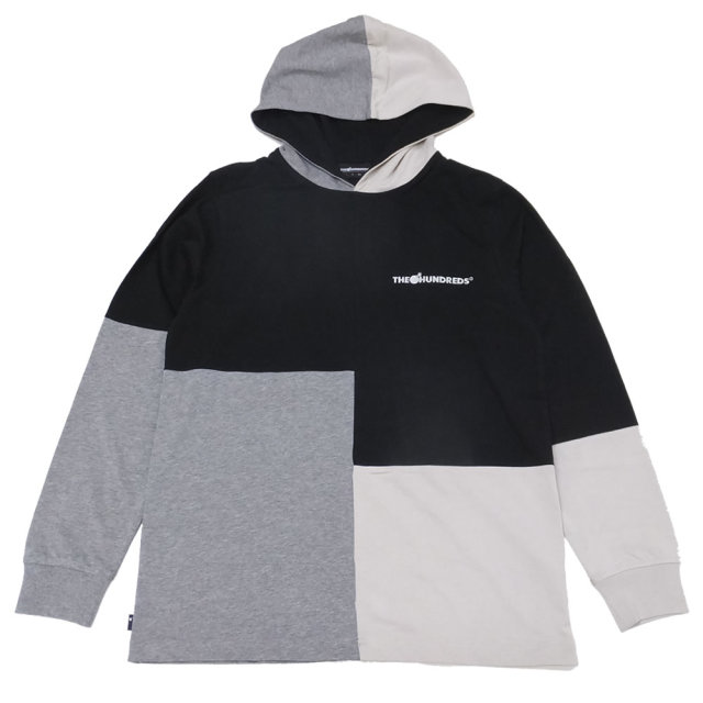 THE HUNDREDS ザ・ハンドレッツ 長袖Tシャツ ABSTRACT HOODED LS SHIRT T18W109004