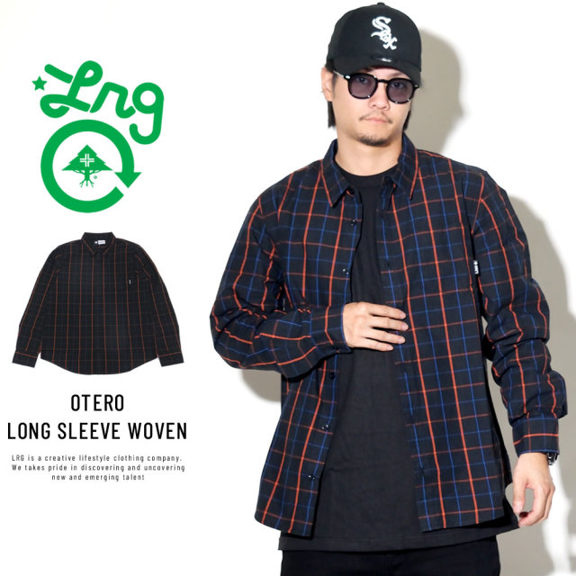LRG エルアールジー 長袖シャツ OTERO LONG SLEEVE WOVEN L182002