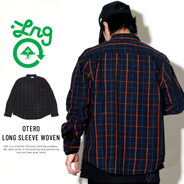 LRG エルアールジー 長袖シャツ OTERO LONG SLEEVE WOVEN L182002