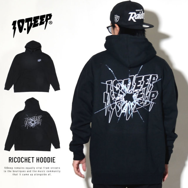 10DEEP テンディープ プルオーバーパーカー RICOCHET HOODIE 183TD4066