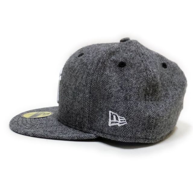 NEW ERA ニューエラ フラットバイザーキャップ 59FIFTY ツイード ニューヨーク・ヤンキース ホワイト/ブラック 11781637